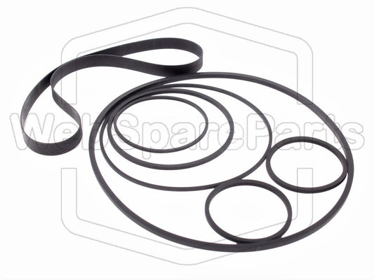 Kit Correias Para Video Cassette Sony SL-3000 Betamax