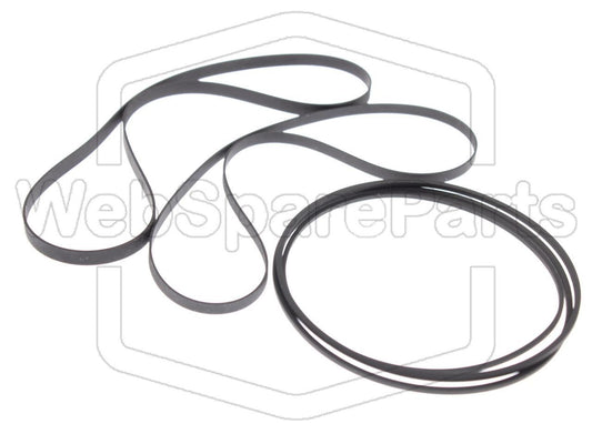 Kit Correias Para Deck de Cassetes Aiwa AD-WX180