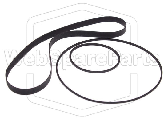 Kit Correias Para Deck de Cassetes Sony TC-U60