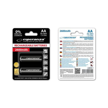 Pilha  Recarregavel Ni-MH  AA / HR06 1.2V 2600mAh [Blister 2 und.]