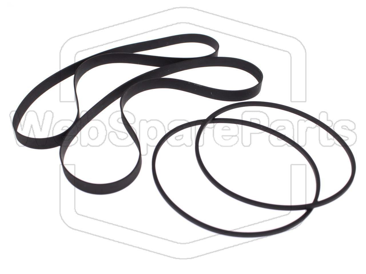 Kit Correias Para Deck de Cassetes Aiwa AD-WX737