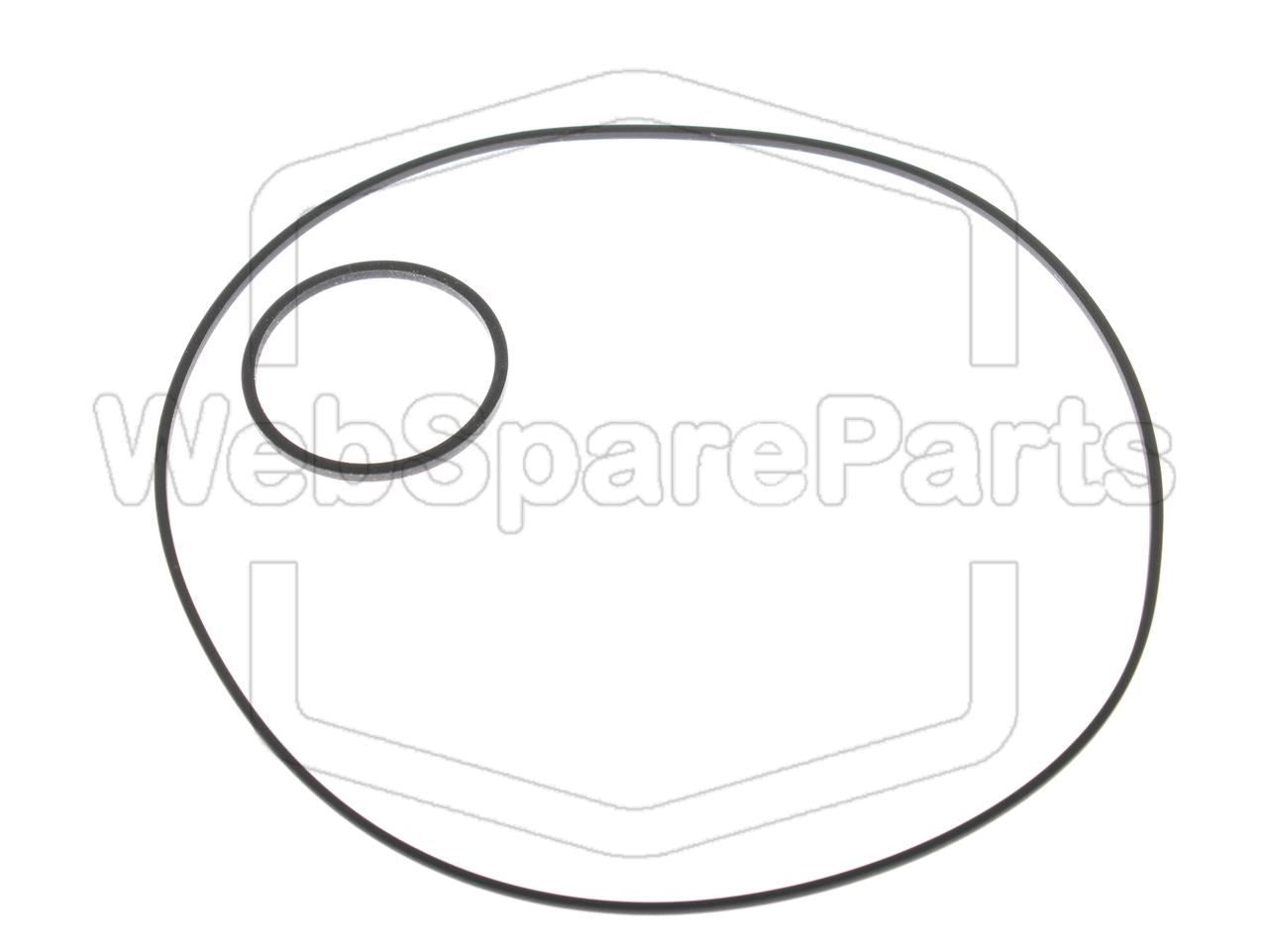 Kit de correias para auto-rádio leitor de cassetes Philips RC284 22RC284