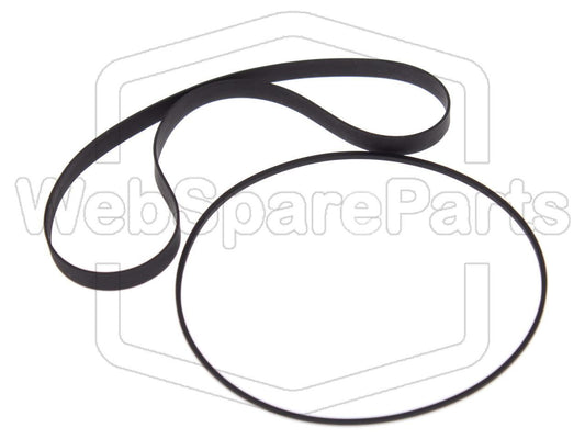Kit de correias para gravador de bobinas Akai 202 DSS