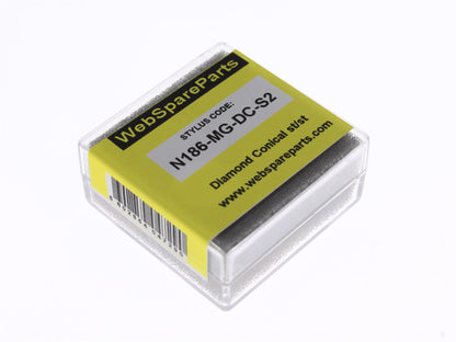 N186-MG-DC-S2 Agulha Diamante Cônica Para Gira Discos