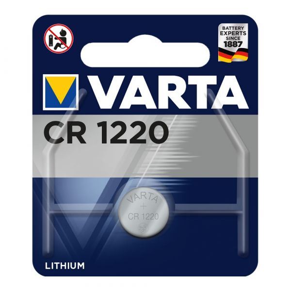 Pilha Litio Botao 3.0V CR1220  Varta Validade JUL-2029