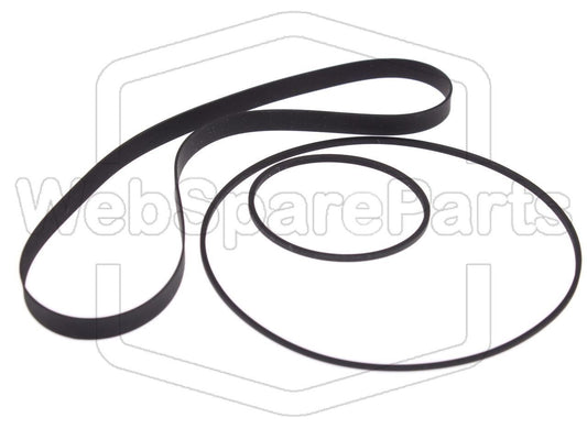 Kit Correias Para Deck de Cassetes Sony TC-K61