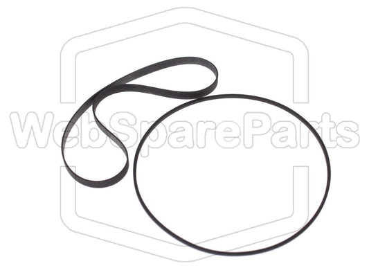 Kit Correias Para Deck de Cassetes Sanyo G-5001