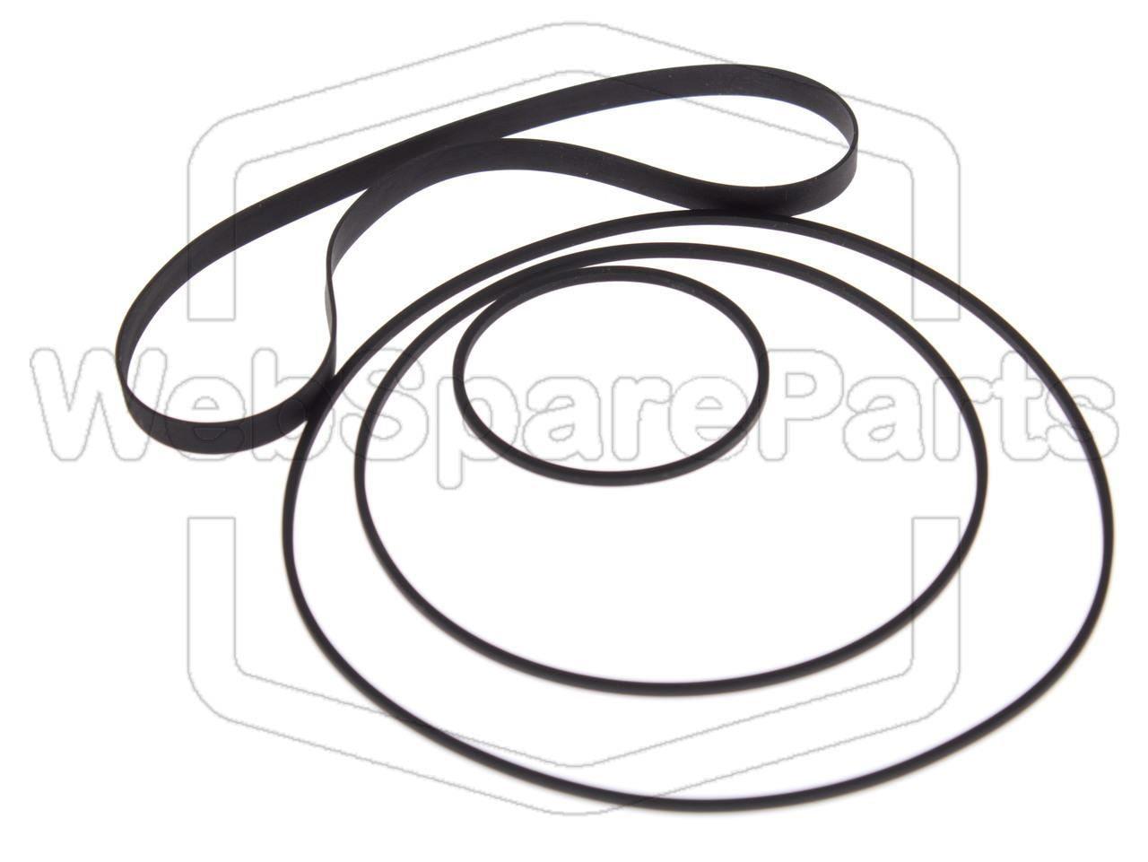 Kit Correias Para Leitor de Cassetes Stereo Kenwood KX-500