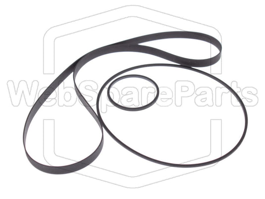 Kit Correias Para Deck de Cassetes Grundig SCF 6200