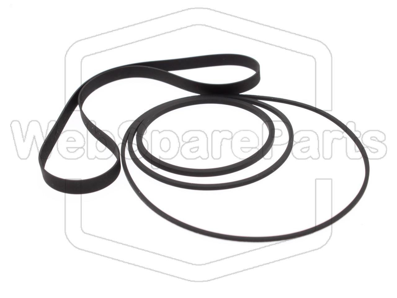 Kit Correias Para Deck de Cassetes Sansui D-150M