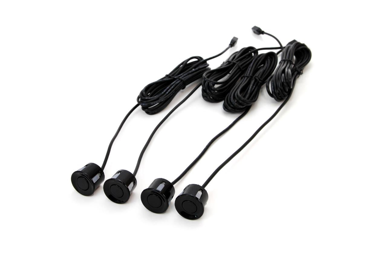 Kit 4 Sensores Estacionamento de Automóvel c/ Display - Preto