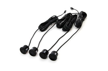 Kit 4 Sensores Estacionamento de Automóvel c/ Display - Preto