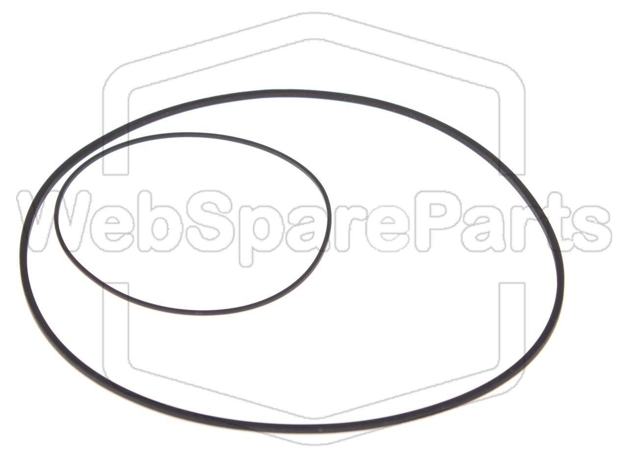 Kit Correias Para Leitor de Cassetes Stereo Kenwood KX-700