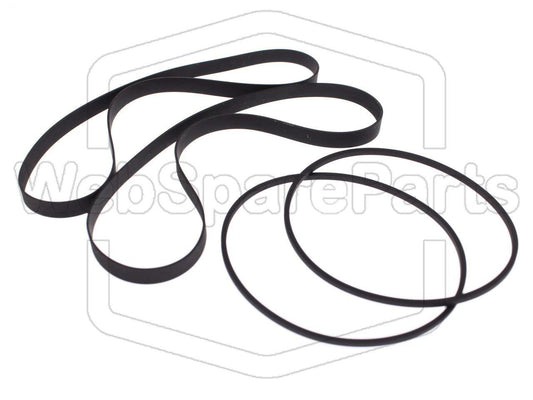 Kit Correias Para Deck de Cassetes Aiwa AD-WX727