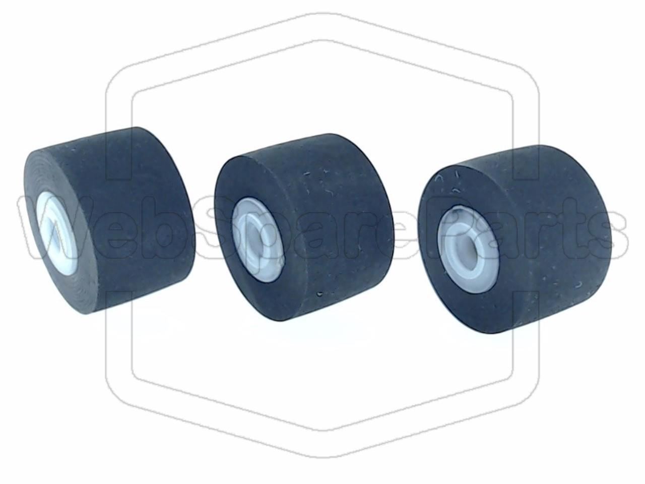 Rodas de pressão (pinch rollers) para deck de cassetes duplo Aiwa AD-WX707