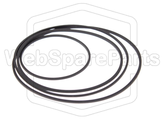 Kit Correias Para Leitor de Cassetes Stereo Kenwood KX-46C