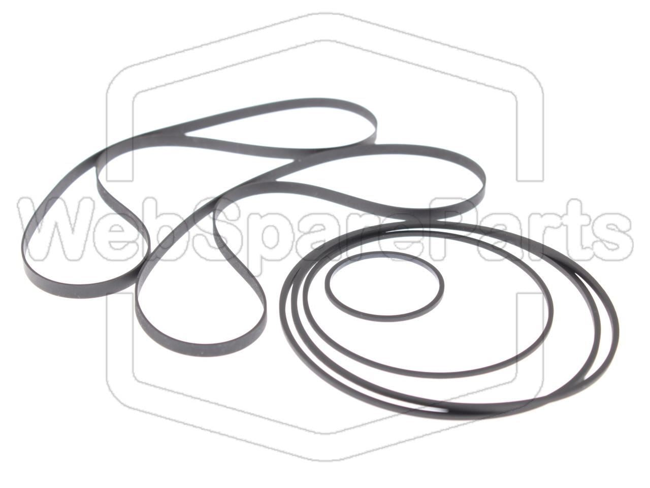 Kit Correias Para Deck de Cassetes Aiwa FX-W60