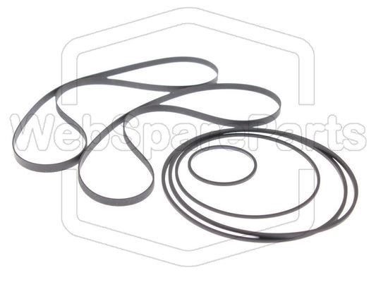 Kit Correias Para Deck de Cassetes Aiwa FX-W60