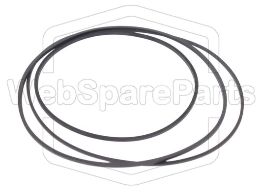 Kit Correias Para Deck de Cassetes Philips F-6233