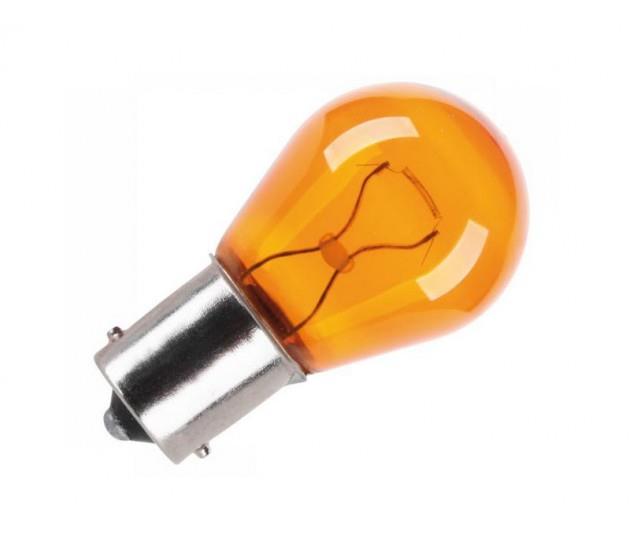 Lâmpada para automóvel P21W BAY15S 12V 21W Laranja