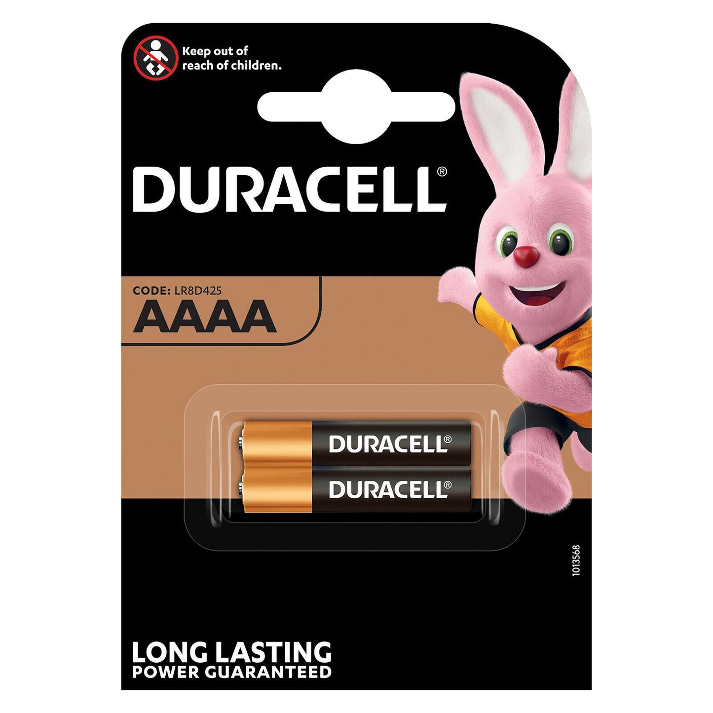 Pilha Alcalina AAAA / LR61 LR8D425 1.5V Duracell [Blister 2 und.] Validade DEZ-2025