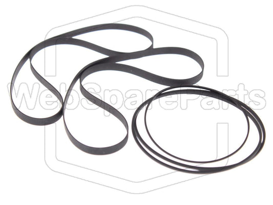 Kit Correias Para Deck de Cassetes Duplo Kenwood AX-43