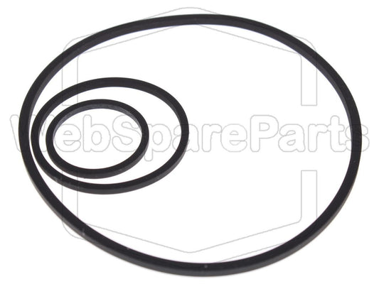 Kit de correias para video gravador NEC N-9013 G/K