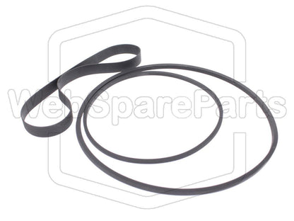 Kit Correias Para Video Cassette Universum TR-15500 Betamax