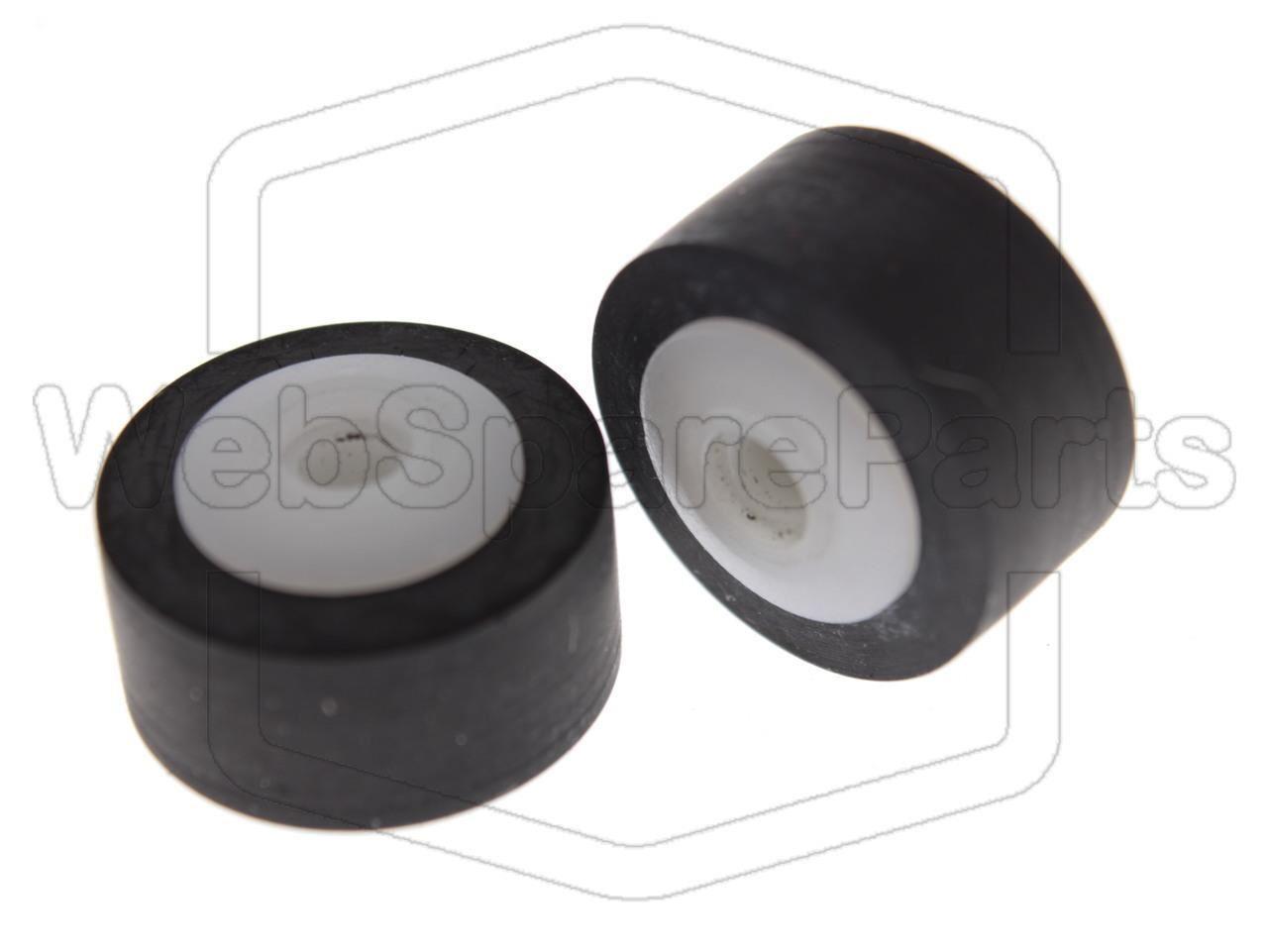 Rodas de pressão (pinch rollers) para deck de cassetes Bang & Olufsen Beocord 4500– Version 1