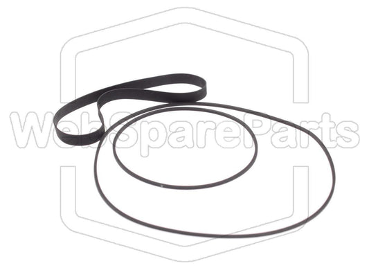 Kit Correias Para Deck de Cassetes Sansui SC-2002