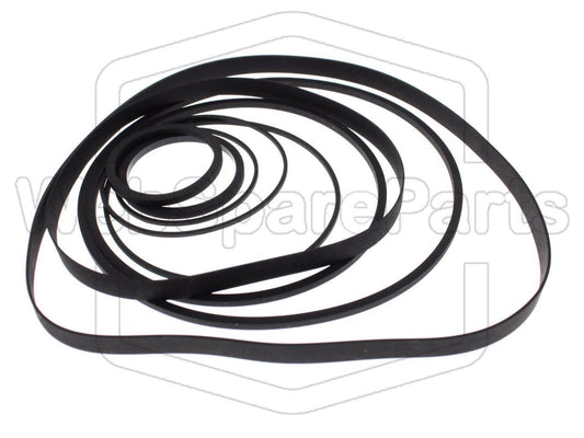 Kit de correias para video gravador Palladium 837/660