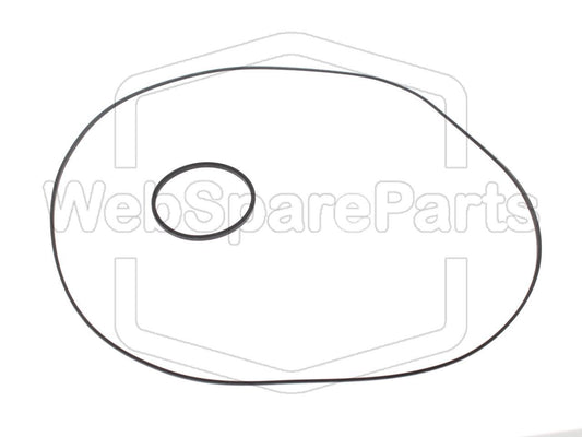 Kit de correias para auto-rádio leitor de cassetes Sanyo FXR-11