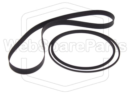 Kit de Correias (Versão 2) Para Deck de Cassetes Akai GX-C39D