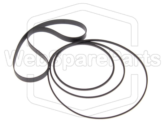 Kit de correias para rádio leitor de cassetes Panasonic RX-5050