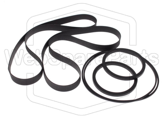 Kit de correias para video gravador Sharp VC-5W20E Twin VHS