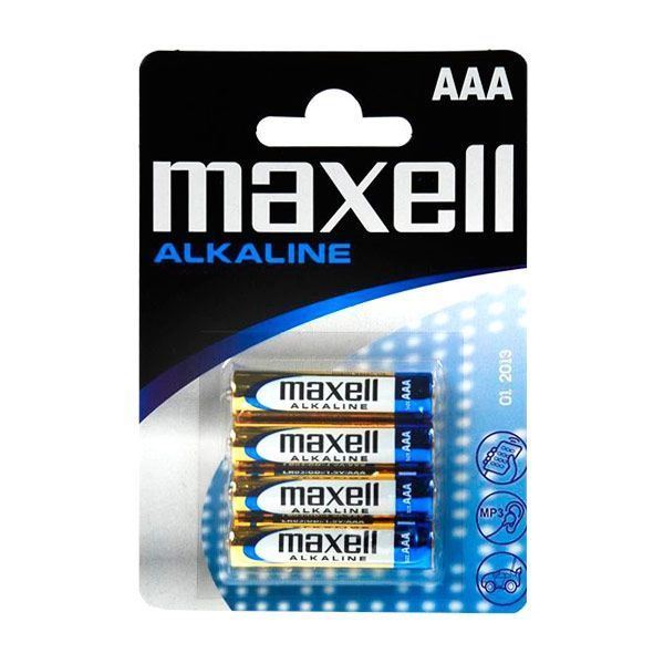 Pilha Alcalina MAXELL LR03 MN2400 AAA 1,5 V Validade JAN-2025