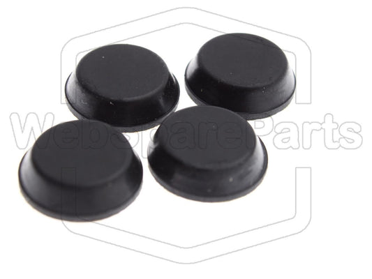 Pés de borracha para Bang & Olufsen Beogram CD 4500 Type: 5171, 5172, 5173, 5174, 5175 (1989-1992)