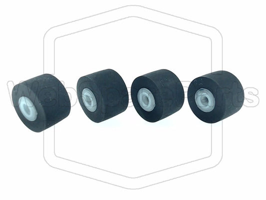 Rodas de pressão (pinch rollers) para deck de cassetes duplo Aiwa XK-W828