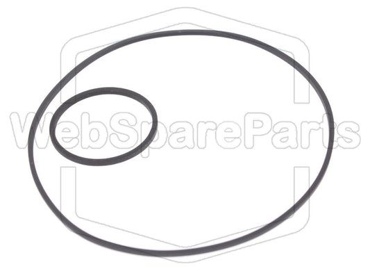 Kit de correias para rádio leitor de cassetes Philips 22RR242