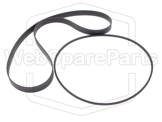 Kit Correias Para Deck de Cassetes Yamaha K-500