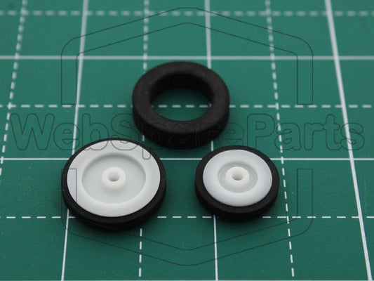 Conjunto de rodas de borracha Idler para deck de cassetes Pioneer CT-F605