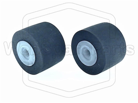 Rodas de pressão (pinch rollers) para deck de cassetes duplo Sony TC-W431