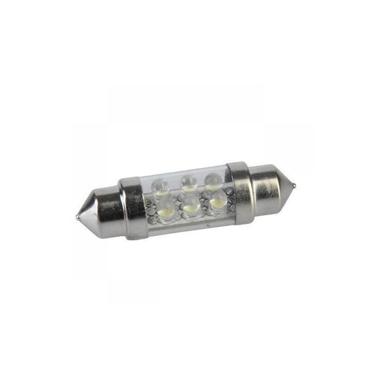 Lâmpada placa de matricula  T10 C5W SV8.512V 36mm 6 LEDS SV8.5  6000K
