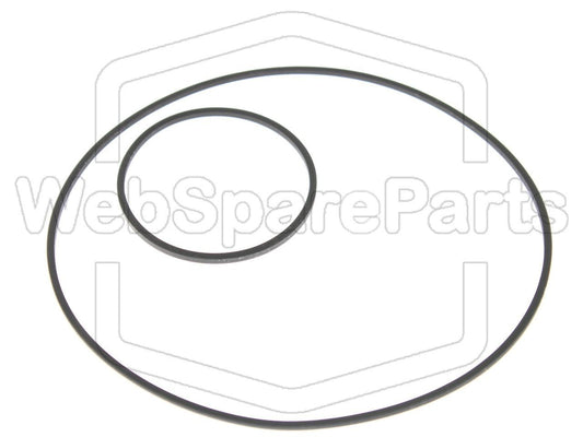 Kit de correias para auto-rádio leitor de cassetes Pioneer KEH-5001