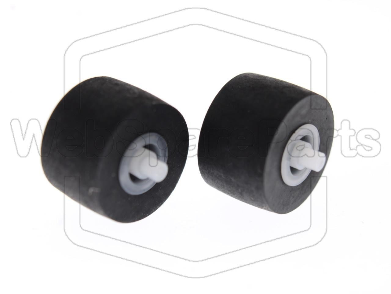 Rodas de pressão (pinch rollers) para deck de cassetes Sharp XL-HP700H