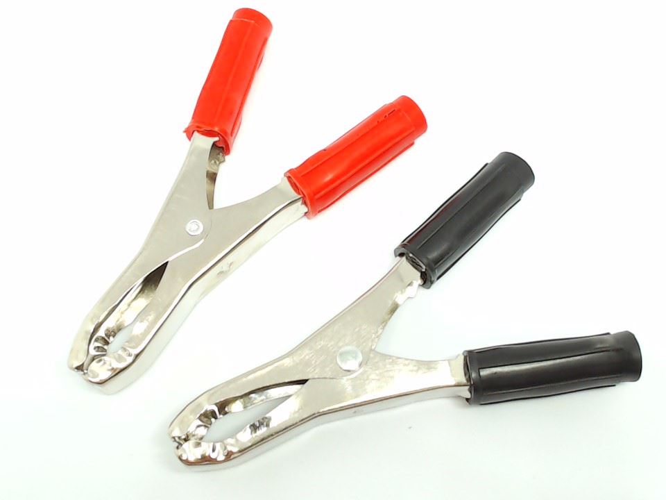 Ficha Crocodilo 100mm Isolado 50A [Par]