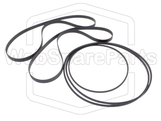 Kit Correias Para Deck de Cassetes Aiwa AD-WX110