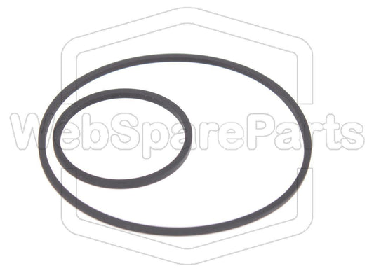 Kit Correias Para Deck de Cassetes Atari 410 Program