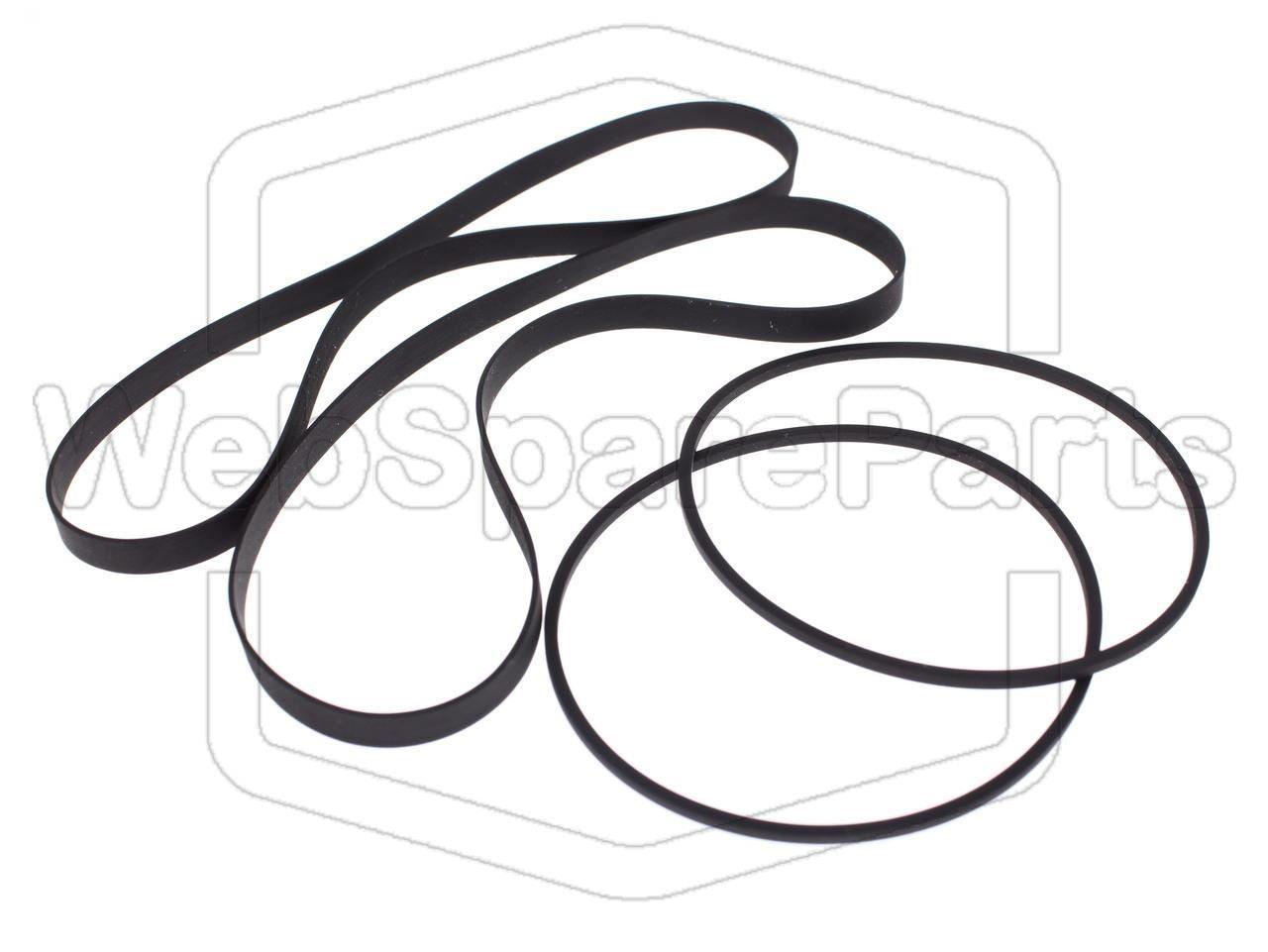 Kit Correias Para Deck de Cassetes Kenwood KX-FW6010