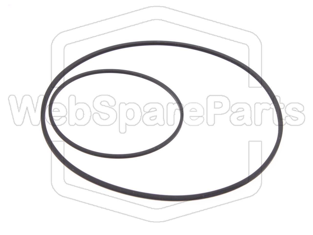 Kit Correias Para Deck de Cassetes Panasonic SA-PM07